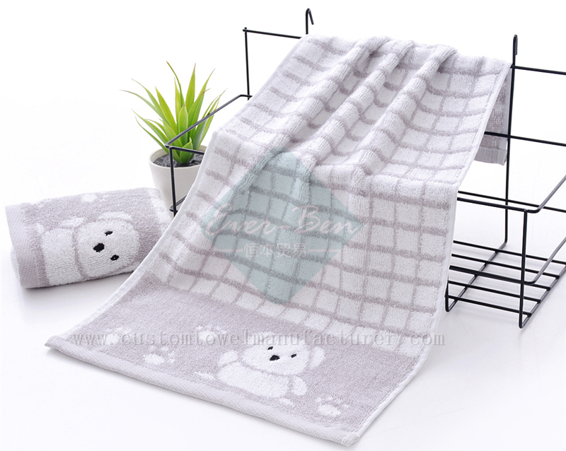 China Bulk white hand towels Factory|Custom Jacquard Bathroom Bamboo Yarn Dyed Towels Exporter for Australia Newzealands Brazil Argentina